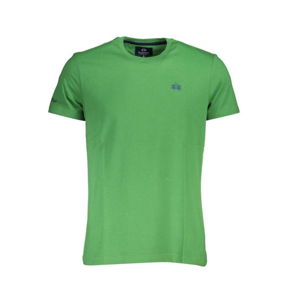 La Martina Verde Cotton Men Men's T-Shirt